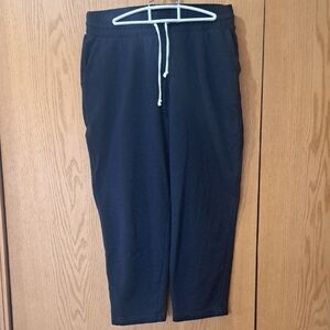 LOFT Women's Navy Drawstring Sweat Joggers